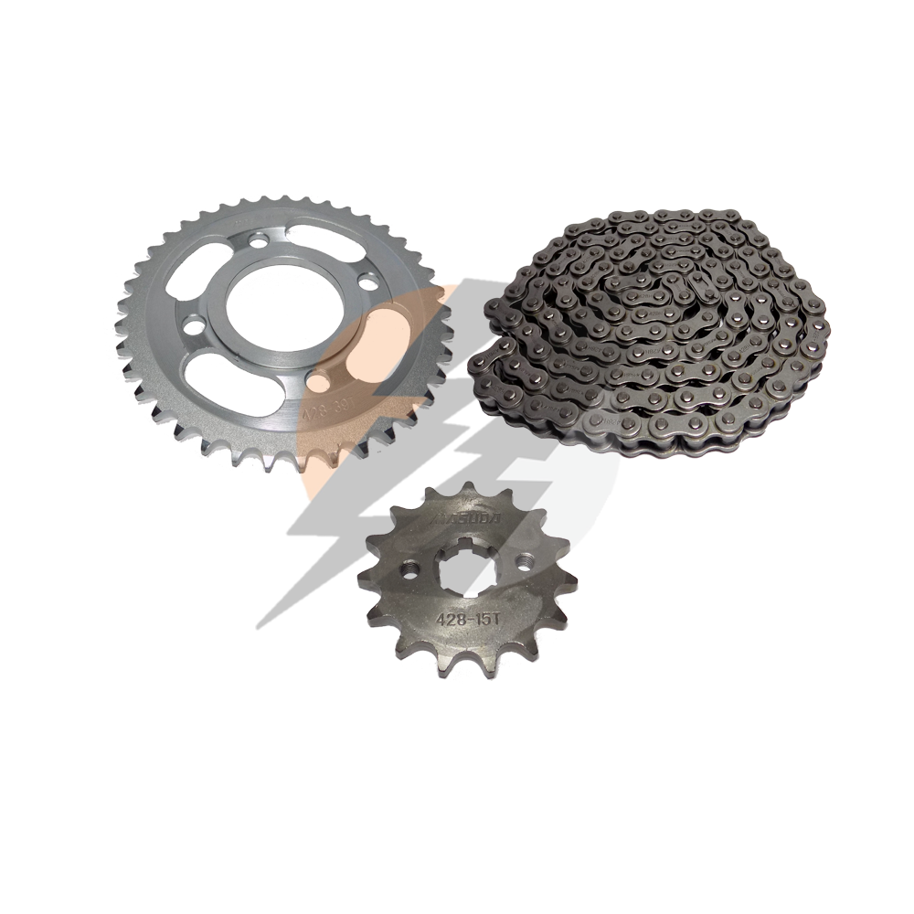 Shimano Spares FC-S500 - Cadena Para Guardián Doble Cadena, 39T, Color Negro